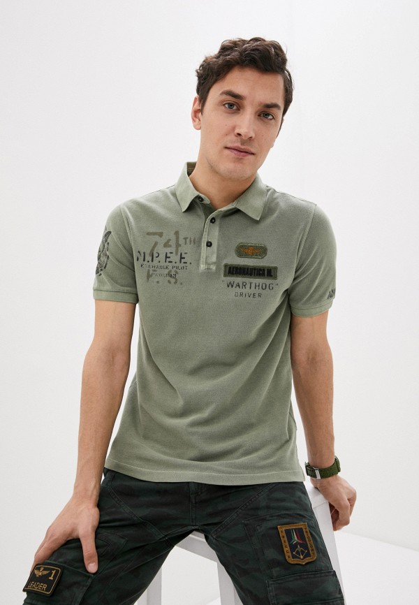 

Поло Aeronautica Militare, Хаки, Aeronautica Militare AE003EMHOVR0
