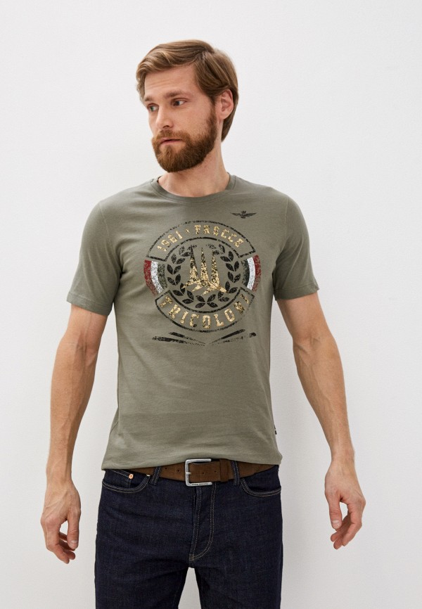 

Футболка Aeronautica Militare, Хаки, Aeronautica Militare AE003EMKCKQ7