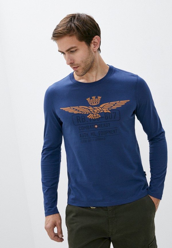 

Лонгслив Aeronautica Militare, Синий