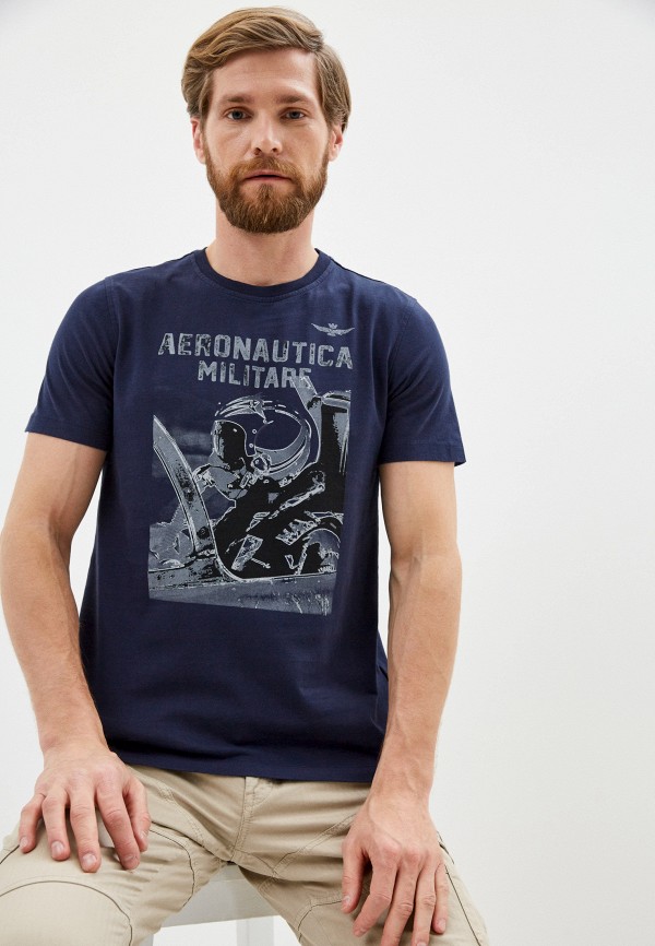 

Футболка Aeronautica Militare, Синий