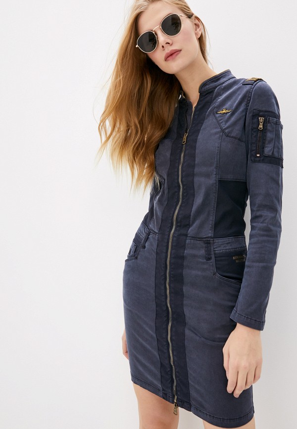 

Платье Aeronautica Militare, Aeronautica Militare AE003EWFKTT2, Синий