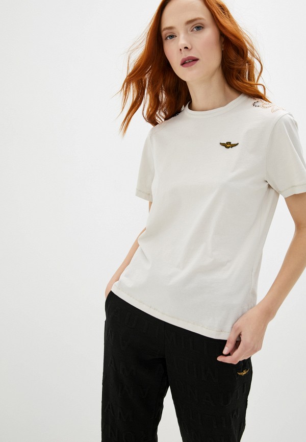 

Футболка Aeronautica Militare, Бежевый