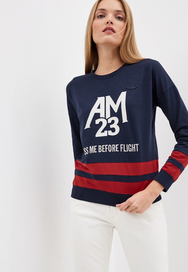 

Лонгслив Aeronautica Militare, Синий