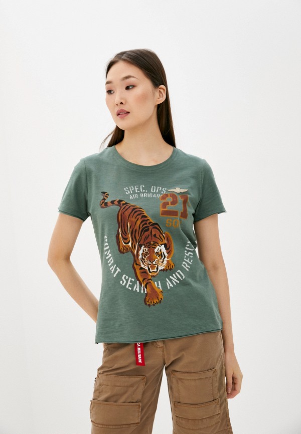 

Футболка Aeronautica Militare, Зеленый, Aeronautica Militare AE003EWHORZ8