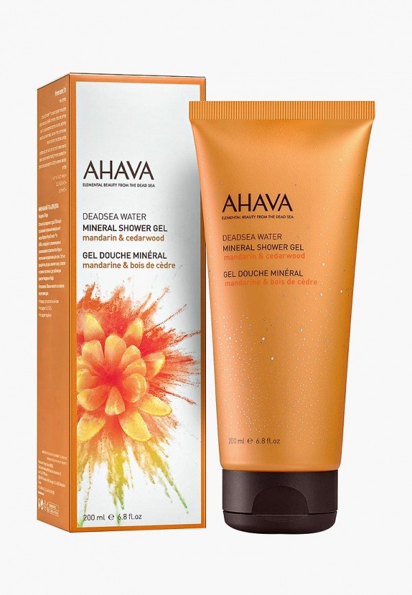 

Гель для душа Ahava, Прозрачный, Deadsea Water Минеральный мандарин и кедр, 200 мл