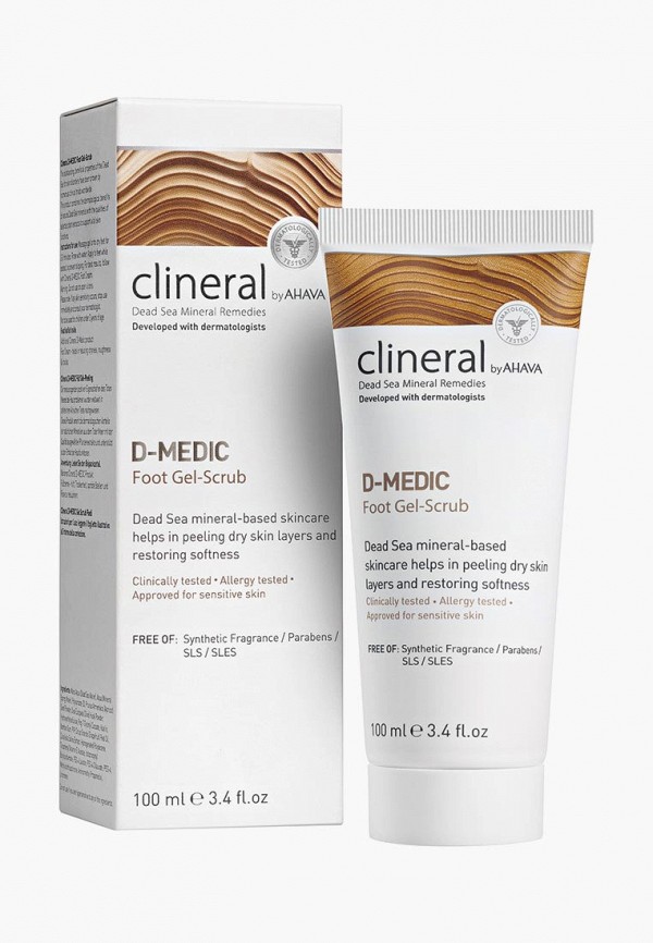 

Скраб для ног Ahava, Белый, Clineral D-medic 100 мл