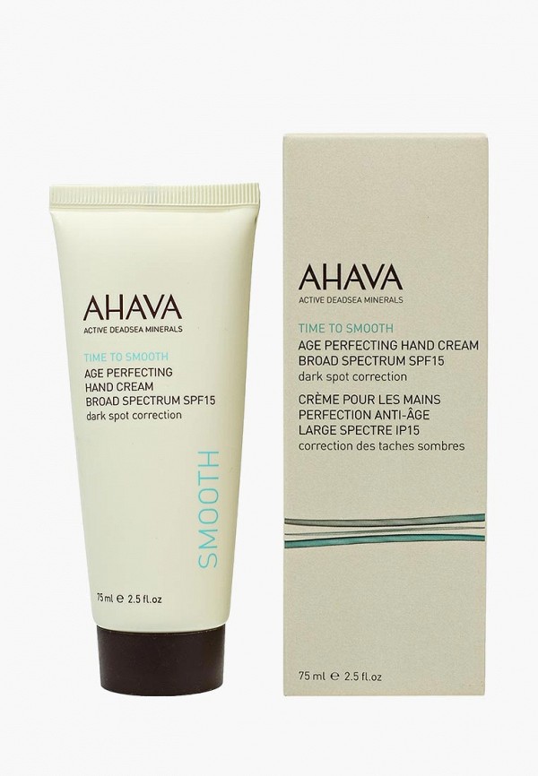 

Крем для рук Ahava, Time To Smooth Противовозрастной с защитой широкого спектра spf15 75 мл
