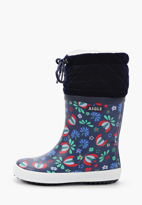 

Резиновые сапоги Aigle, Синий, GIBOULEE PRINT