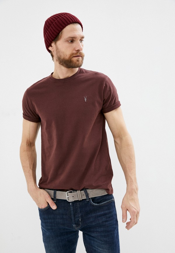 

Футболка AllSaints, Бордовый
