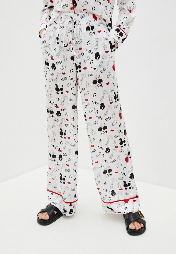 

Брюки Alice + Olivia, Белый, Alice + Olivia AL054EWIBUB1