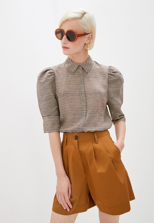 

Блуза Alice + Olivia, Коричневый, Alice + Olivia AL054EWJKTM9