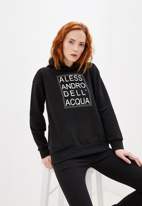 

Худи Alessandro Dell'Acqua, Черный