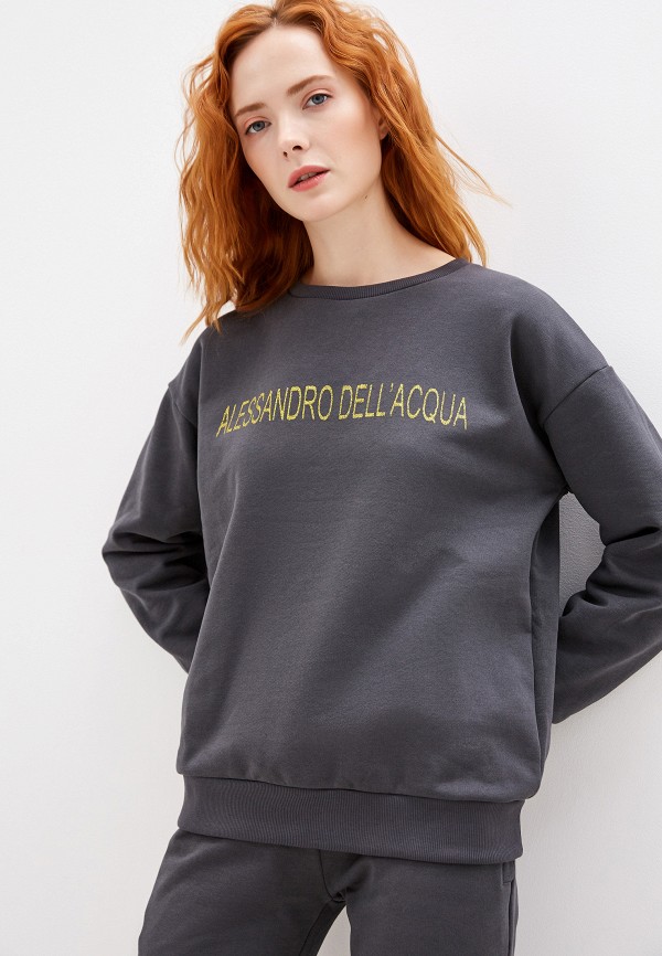 

Свитшот Alessandro Dell'Acqua, Серый