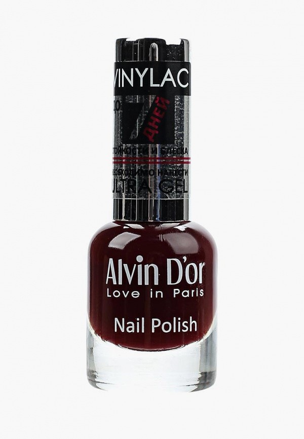 

Лак для ногтей Alvin D'or, Бордовый, VINYLAC 15мл. Тон 3237