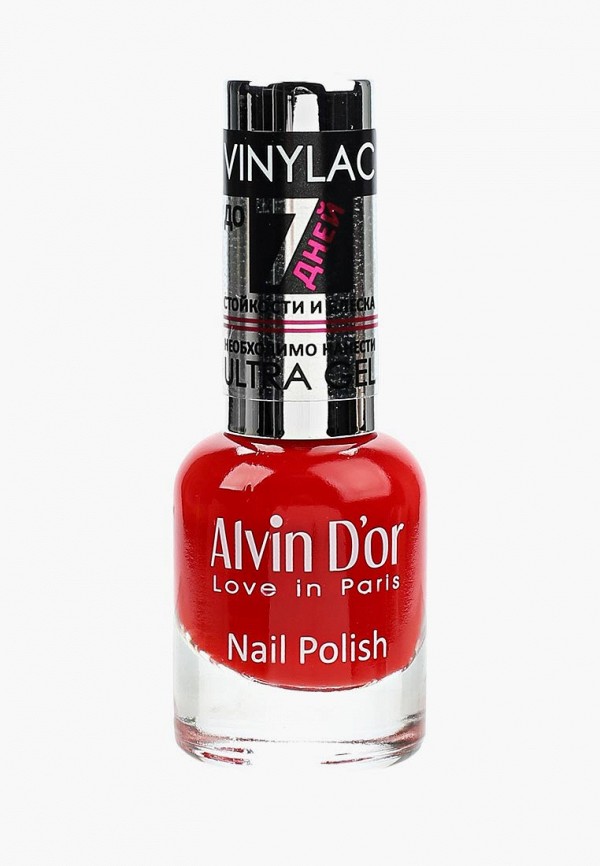 

Лак для ногтей Alvin D'or, Красный, VINYLAC 15мл. Тон 3235