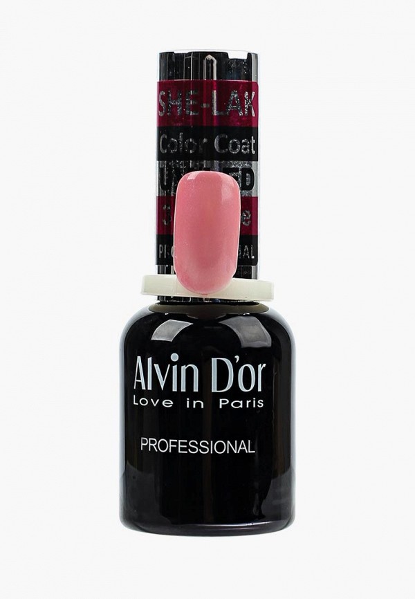 

Гель-лак для ногтей Alvin D'or, Розовый, SHE-LAK 15мл. Тон 3507