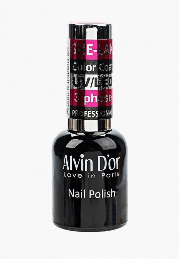 

Гель-лак для ногтей Alvin D'or, Серебряный, SHE-LAK 15мл. Тон 3509
