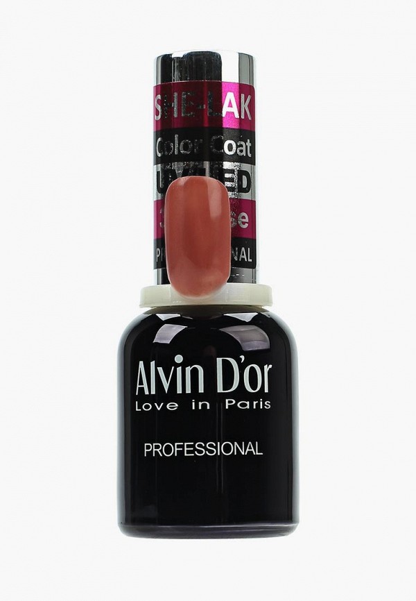 

Гель-лак для ногтей Alvin D'or, Розовый, SHE-LAK 15мл. Тон 3523