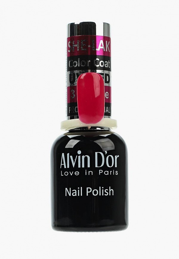 

Лак для ногтей Alvin D'or, Красный, SHE-LAK 15мл. Тон 3533