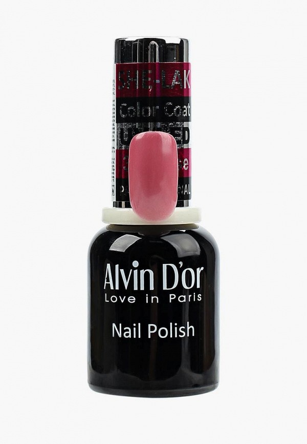 

Лак для ногтей Alvin D'or, Розовый, SHE-LAK 15мл. Тон 3540