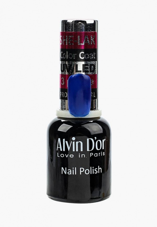 

Лак для ногтей Alvin D'or, Синий, SHE-LAK 15мл. Тон 3548
