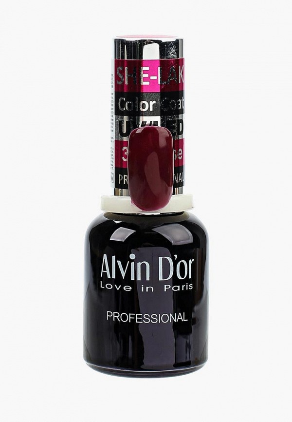 

Лак для ногтей Alvin D'or, Бордовый, SHE-LAK 15мл. Тон 3554