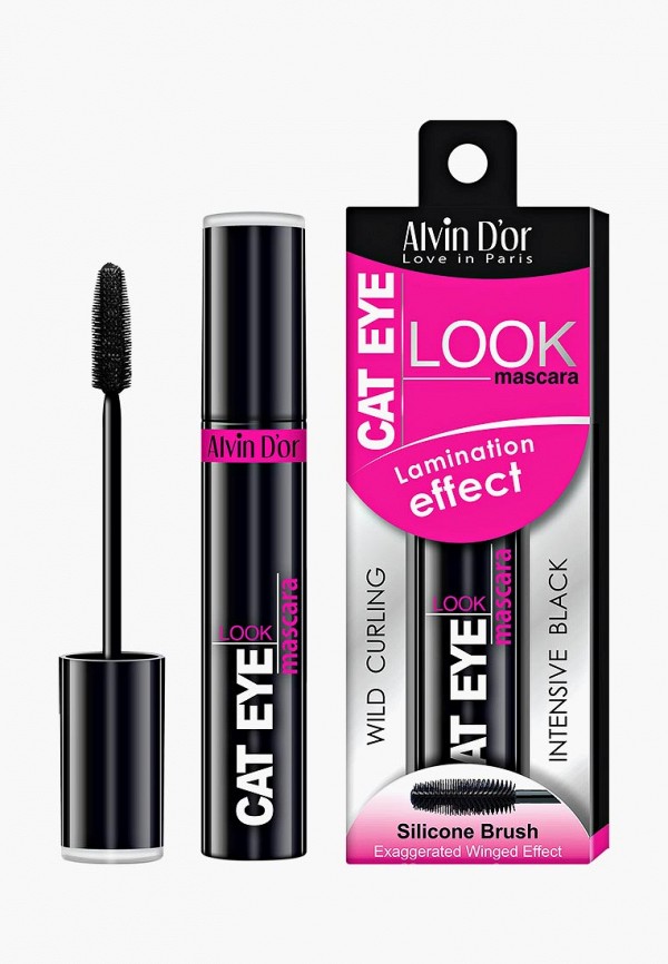 

Тушь для ресниц Alvin D'or, Cat Eye Look lamination effect, Эффект «кошачьих глаз» и ламинирование, Прозрачный