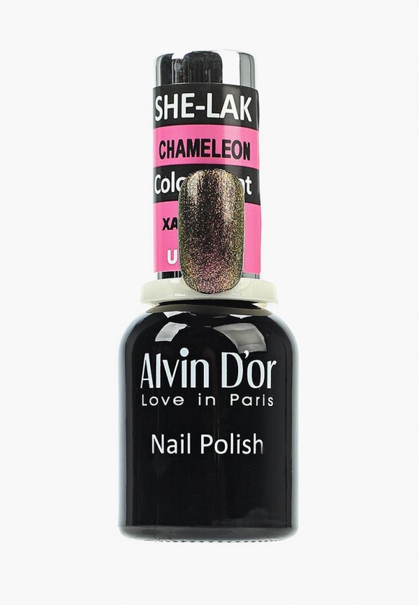 

Лак для ногтей Alvin D'or, Золотой, SHE-LAK ХАМЕЛЕОН 15мл. Тон 4709