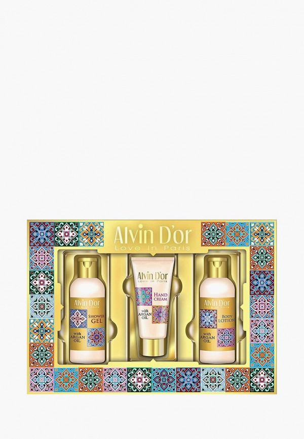 

Набор для ухода за телом Alvin D'or, Белый, SPA с аргановым маслом G крем+гель+лосьон