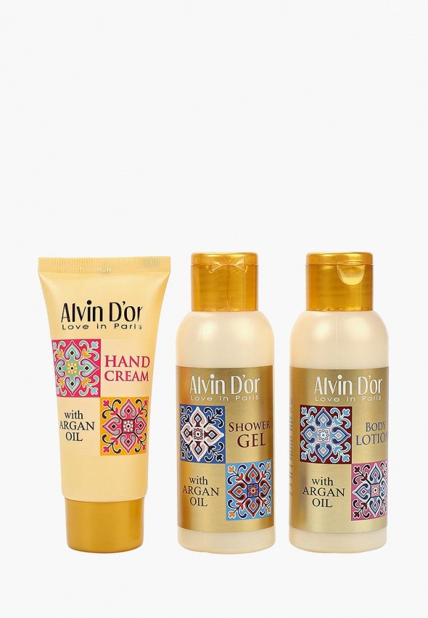 

Набор для ухода за телом Alvin D'or, Прозрачный, SPA с аргановым маслом