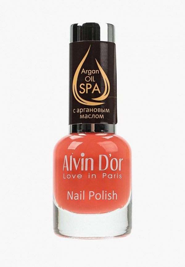 

Лак для ногтей Alvin D'or, Оранжевый, SPA с аргановым маслом 15мл. Тон 5006