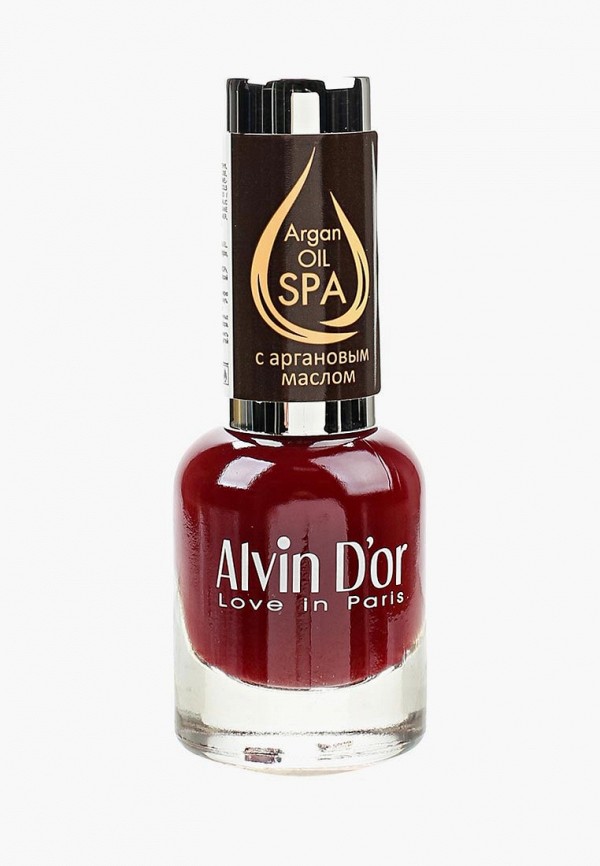 

Лак для ногтей Alvin D'or, Бордовый, SPA с аргановым маслом 15мл. Тон 5021