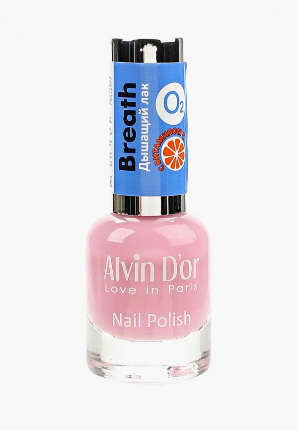 

Лак для ногтей Alvin D'or, Розовый, Breath с витамином С 15мл. Тон 5415