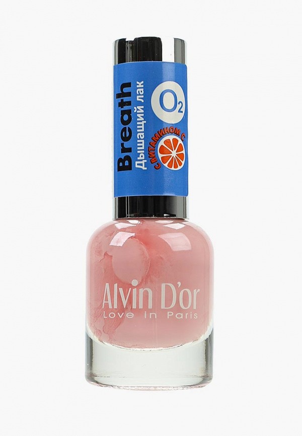 

Лак для ногтей Alvin D'or, Розовый, Breath с витамином С 15мл. Тон 5416
