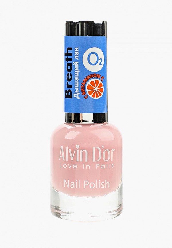 

Лак для ногтей Alvin D'or, Розовый, Breath с витамином С 15мл. Тон 5418