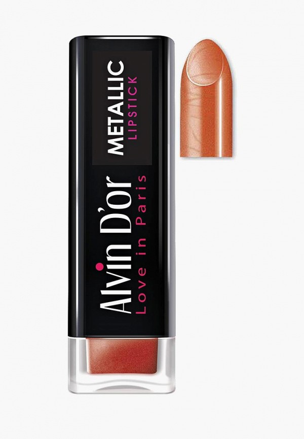 

Помада Alvin D'or, Красный, Metallic Lipstick Тон 02