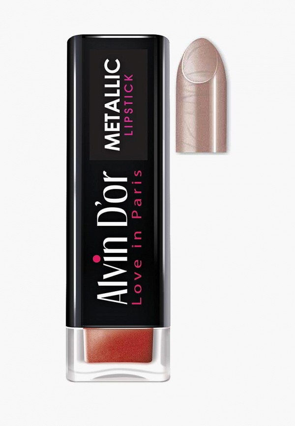 

Помада Alvin D'or, Бежевый, Metallic Lipstick Тон 03