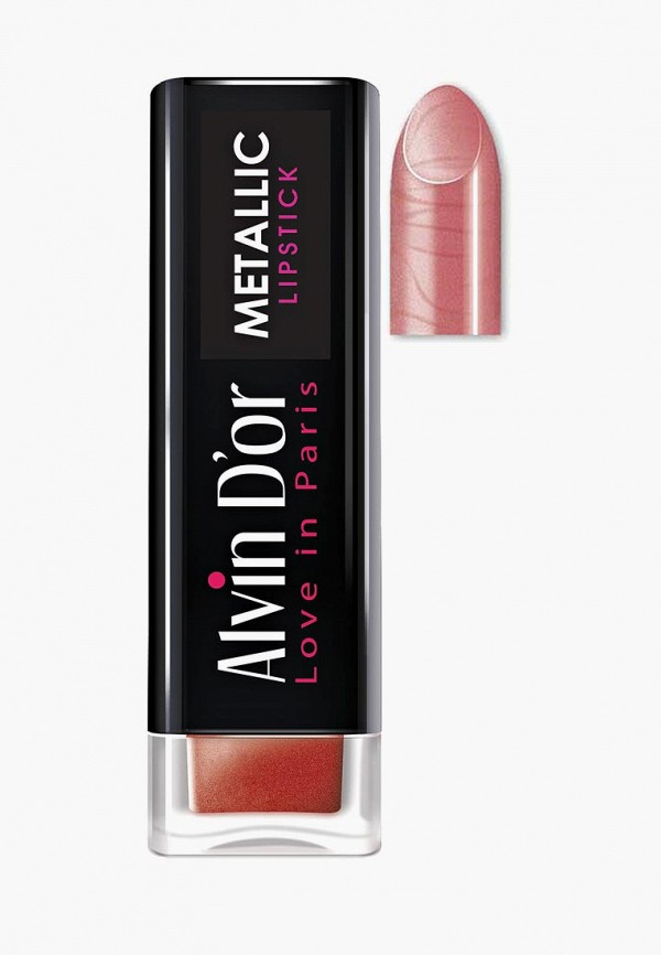 

Помада Alvin D'or, Розовый, Metallic Lipstick Тон 05