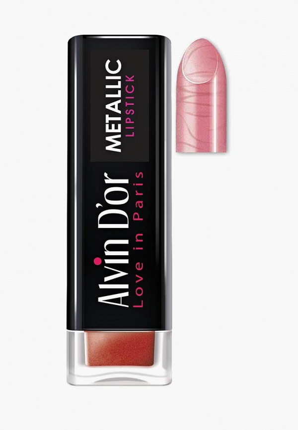 

Помада Alvin D'or, Розовый, Metallic Lipstick Тон 11