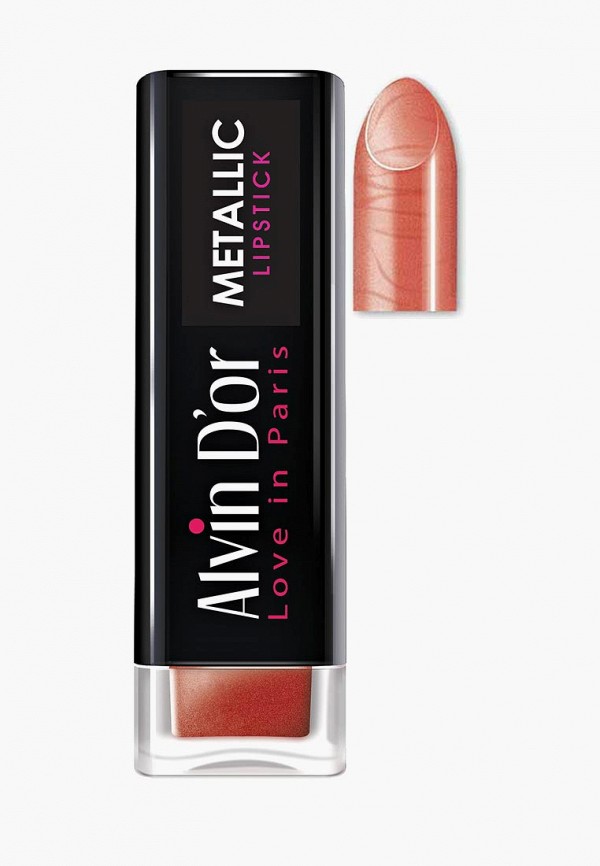 

Помада Alvin D'or, Коралловый, Metallic Lipstick Тон 13