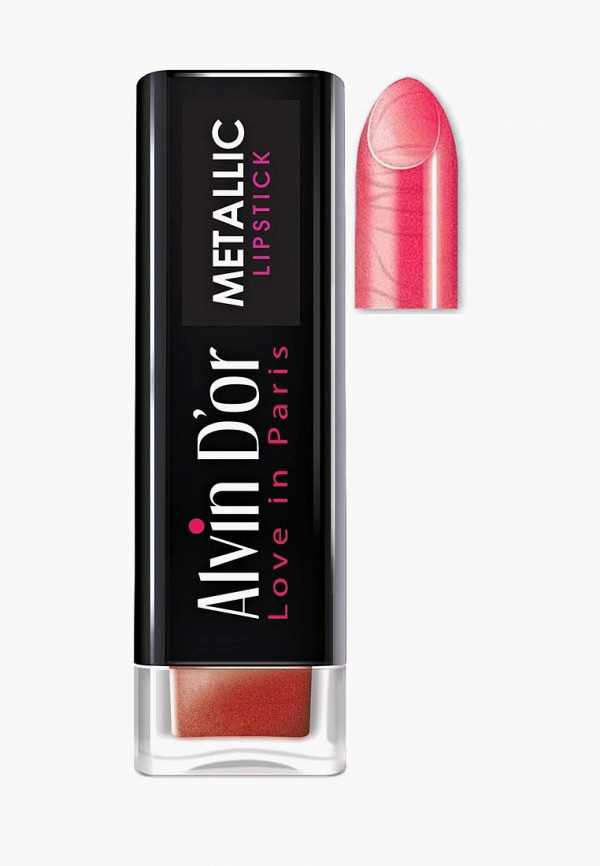 

Помада Alvin D'or, Розовый, Metallic Lipstick Тон 16