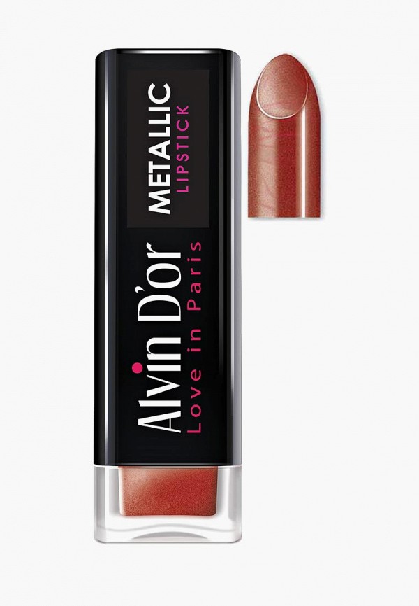 

Помада Alvin D'or, Коричневый, Metallic Lipstick Тон 17