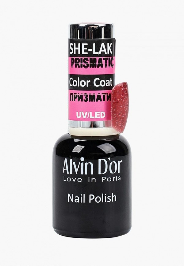 

Гель-лак для ногтей Alvin D'or, Прозрачный, SHE-LAK PRISMATIC, 15 мл. Тон 5808
