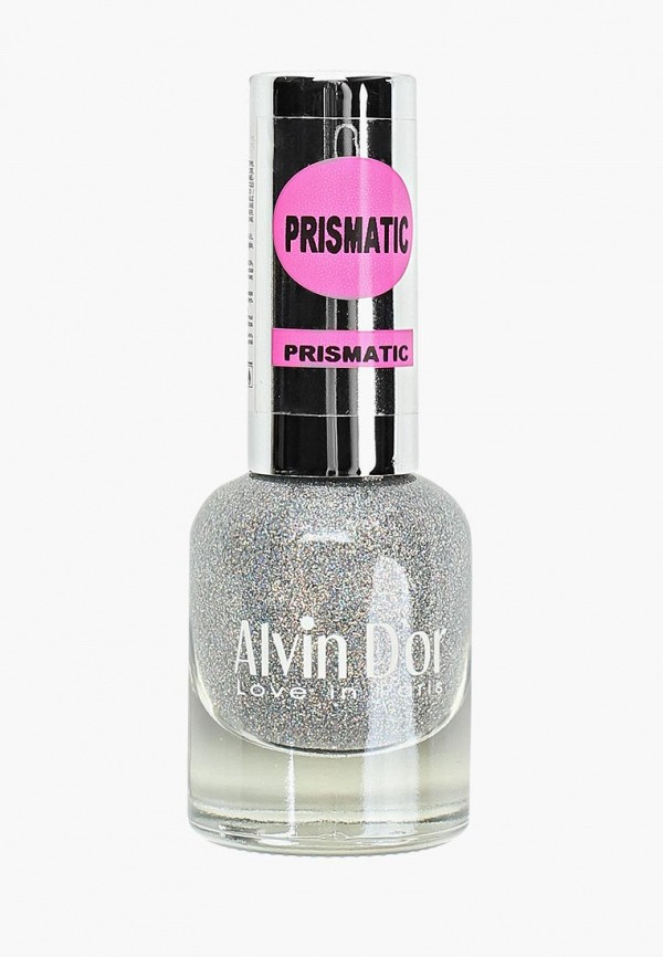 

Лак для ногтей Alvin D'or, Серебряный, PRISMATIC Тон 2704 15 мл.