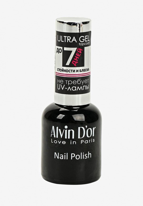 

Топовое покрытие Alvin D'or, ULTRA GEL topcoat/Топовое покрытие, закрепитель 15мл, Прозрачный