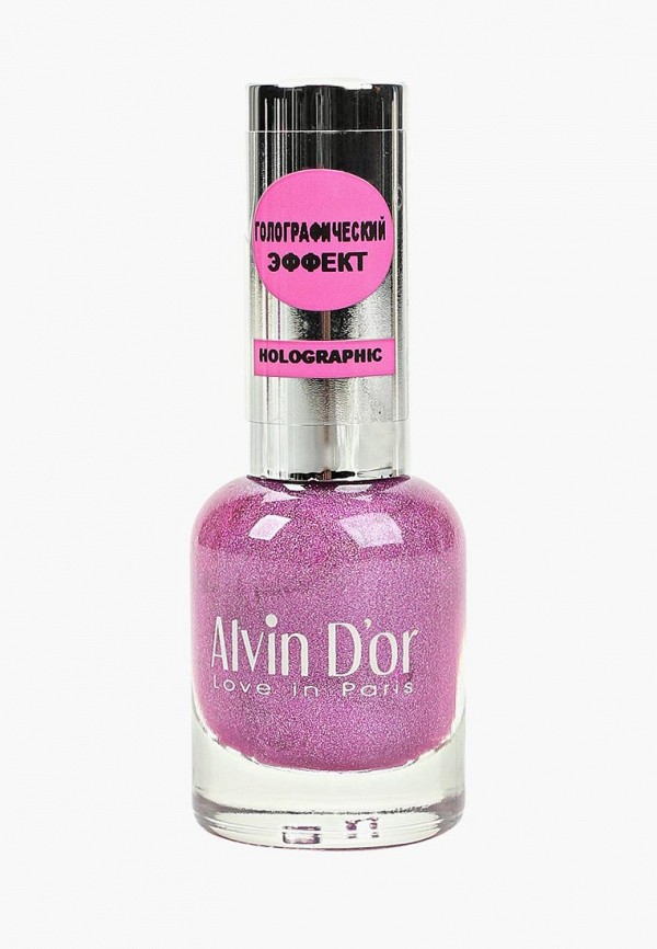

Лак для ногтей Alvin D'or, голографич тон 728 15 мл, Фиолетовый