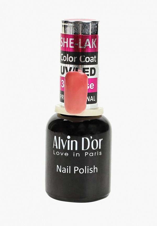 

Лак для ногтей Alvin D'or, Розовый, SHE-LAK 15 мл. Тон 3529