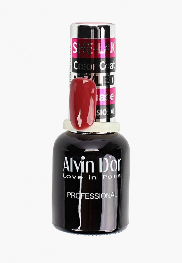 

Гель-лак для ногтей Alvin D'or, Красный, SHE-LAK 15 мл. Тон 3535