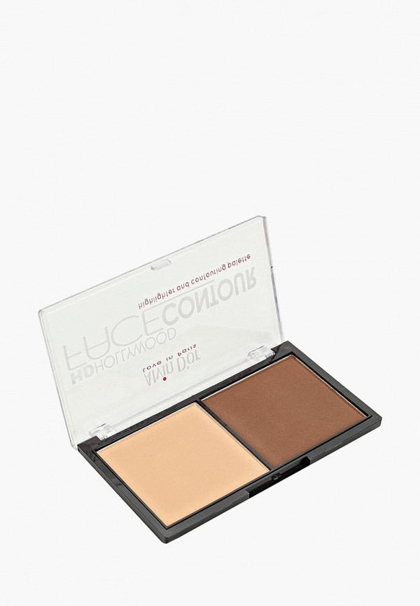 

Пудра Alvin D'or, скульптурирующая Hd hollywood highlighter and contoring palette, Разноцветный