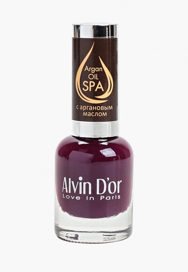 

Лак для ногтей Alvin D'or, SPA с аргановым маслом Тон 5034, Фиолетовый